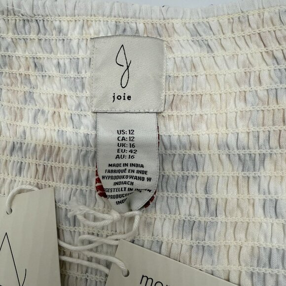 Joie Floral Sundress & Hat Size 12 Mommy and Me Yellow Tiered Cottagecore Beach - Picture 11 of 15